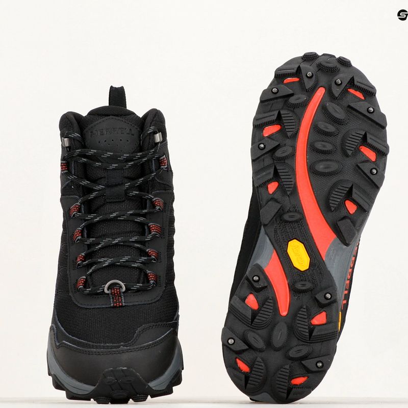 Pánske turistické topánky Merrell Moab Speed Thermo Spike Mid WP black 8
