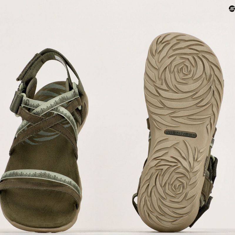 Merrell Terran 3 Cush Lattice olivové dámske sandále 8