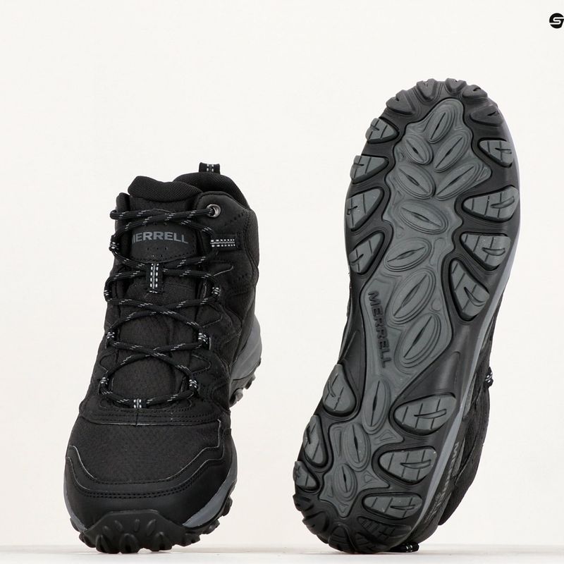 Pánske turistické topánky Merrell West Rim Sport Mid GTX black 8