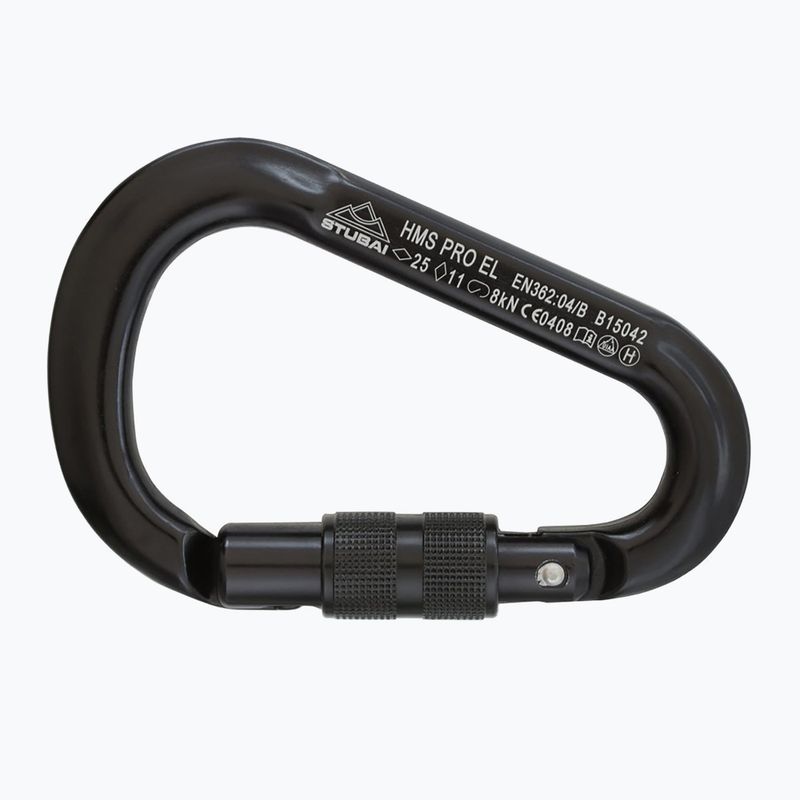 Karabína STUBAI Hms Pro Easylock čierna 977742 4