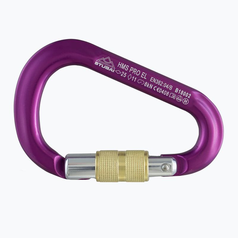 Karabína STUBAI Hms Pro Easylock ružová 977781VI