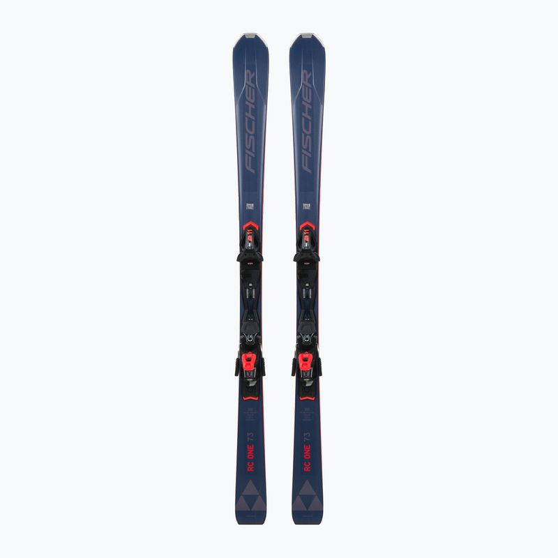 Fischer RC ONE 73 AR + RS 11 PR zjazdové lyže tmavomodré A9422 T4221