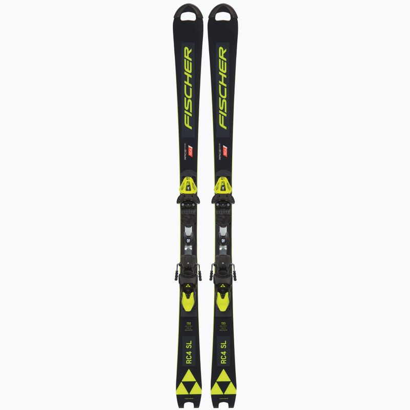 Detské zjazdové lyže Fischer RC4 Worldcup Sl Jr. M/O-Plate + RC4 Z9 GW AC black A1122 T82 10