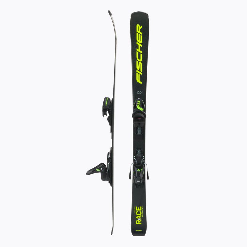 Detské zjazdové lyže Fischer RC4 Race Jr + FS4 CA Jrs black A19422 T8622 2