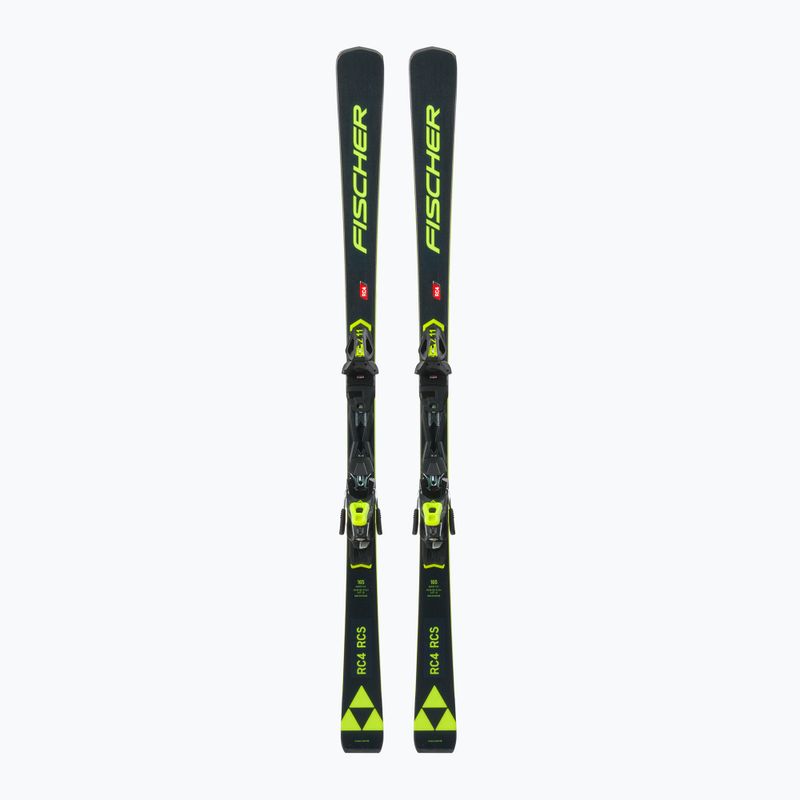 Fischer RC4 RCS Black Allride lyže + viazanie RC4 Z11 PR black/yellow