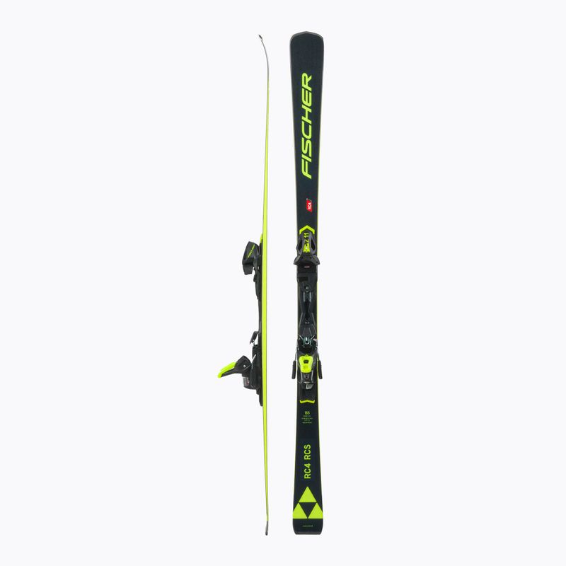 Fischer RC4 RCS Black Allride lyže + viazanie RC4 Z11 PR black/yellow 2