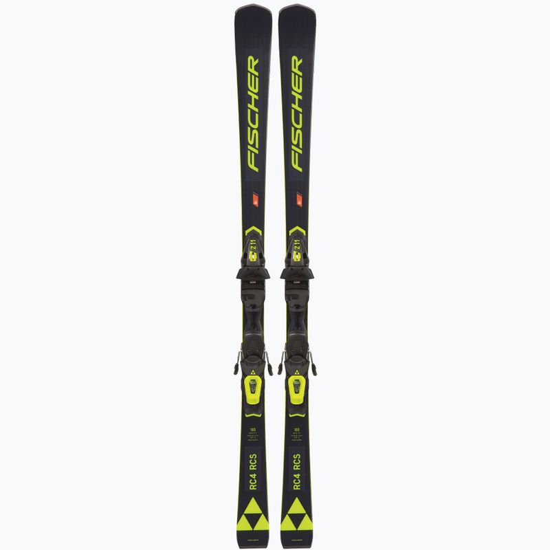 Fischer RC4 RCS Black Allride lyže + viazanie RC4 Z11 PR black/yellow 9