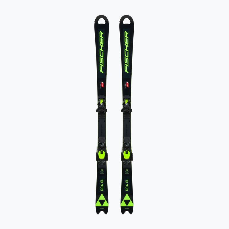 Detské zjazdové lyže Fischer RC4 Worldcup Sl Jr. M/O-Plate + RC4 Z9 GW AC black A1122 T82