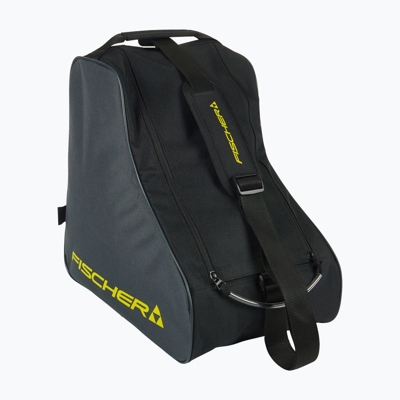 Vak na lyžiarky Fischer Bootbag Nordic Eco 38 l black/grey/yellow