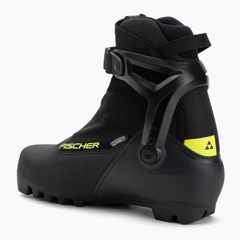Topánky na bežecké lyžovanie Fischer RC3 Skate black/yellow 2