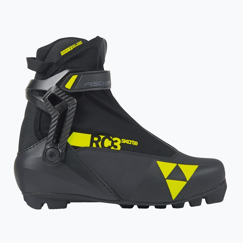 Topánky na bežecké lyžovanie Fischer RC3 Skate black/yellow 2