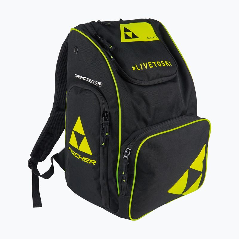 Lyžiarsky batoh Fischer Backpack Race 55 l black/yellow