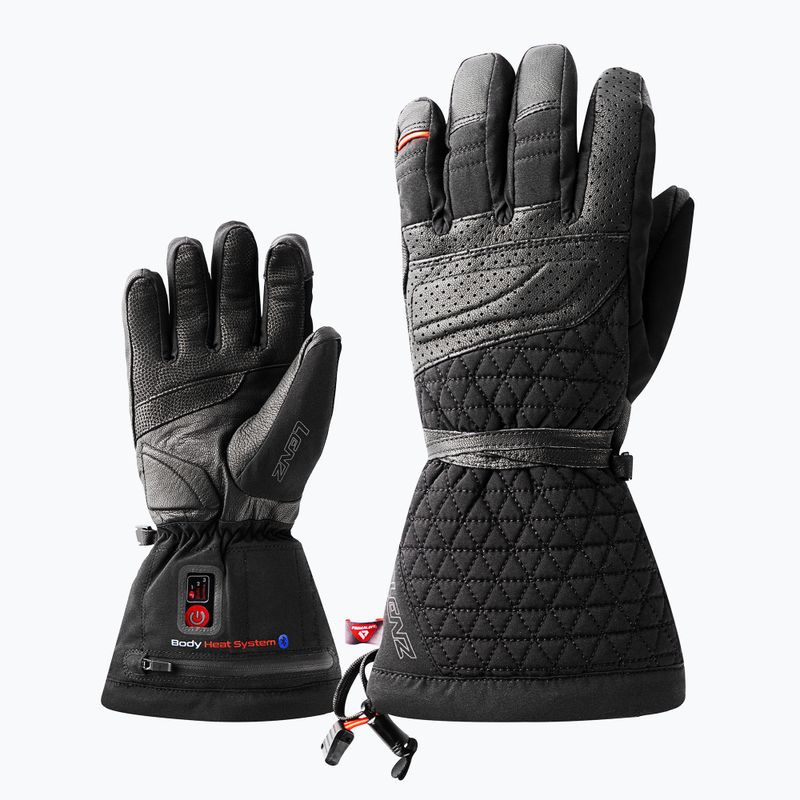 Dámske lyžiarske rukavice Lenz Heat Glove 6.0 Finger Cap black 8