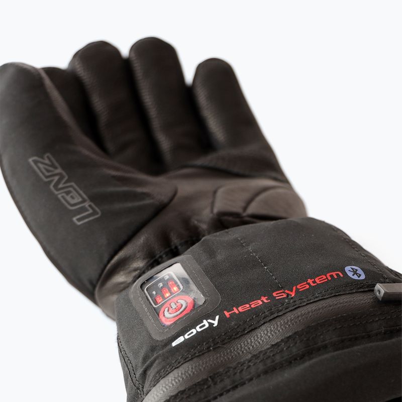 Dámske lyžiarske rukavice Lenz Heat Glove 6.0 Finger Cap black 9