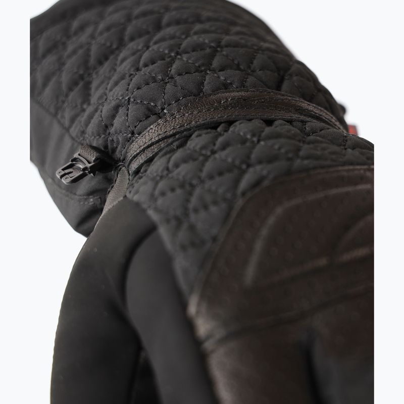 Dámske lyžiarske rukavice Lenz Heat Glove 6.0 Finger Cap black 11
