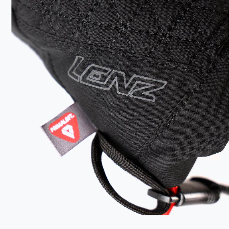 Dámske lyžiarske rukavice Lenz Heat Glove 6.0 Finger Cap black 12
