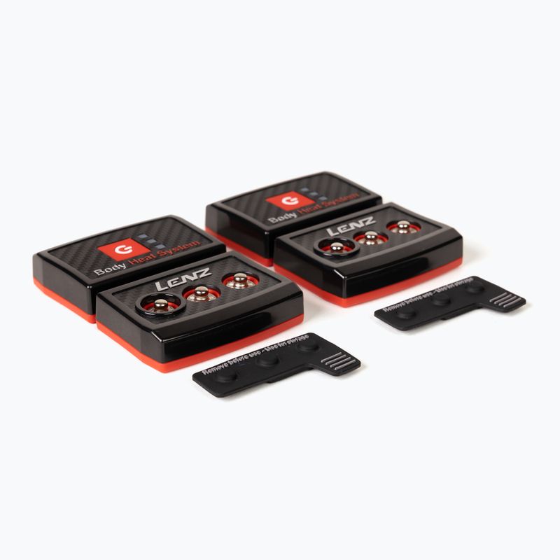 Batéria do ponožiek Lenz Heat Pack 2.0 (USB) 2 ks black/ red 8