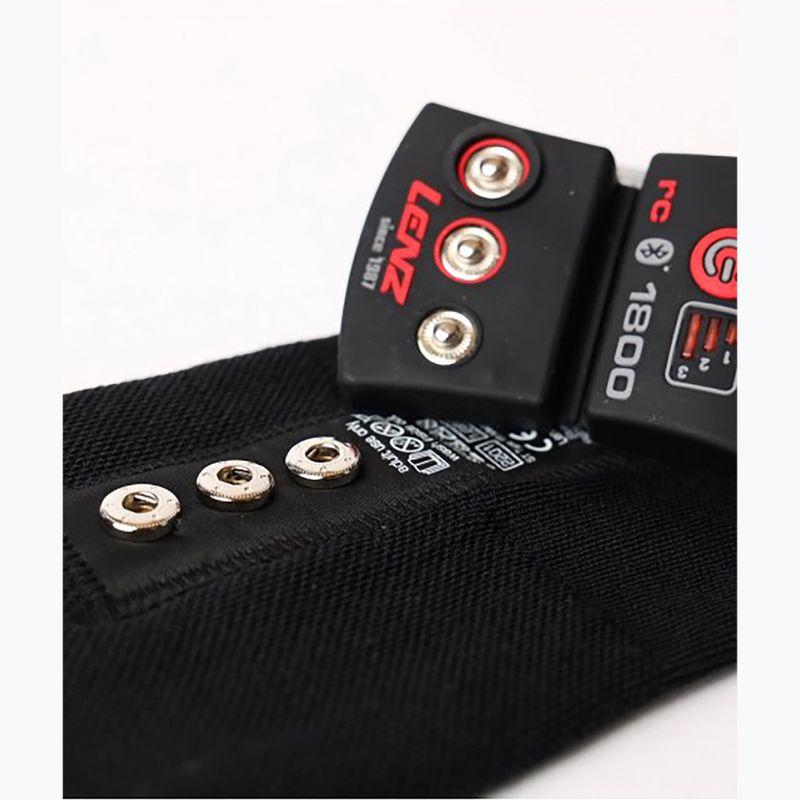 Lyžiarske ponožky Lenz Heat Sock 6.1 Toe Cap Compression black 5