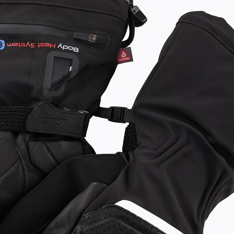 Lyžiarske rukavice Lenz Heat Glove 6.0 Finger Cap Mittens black 6