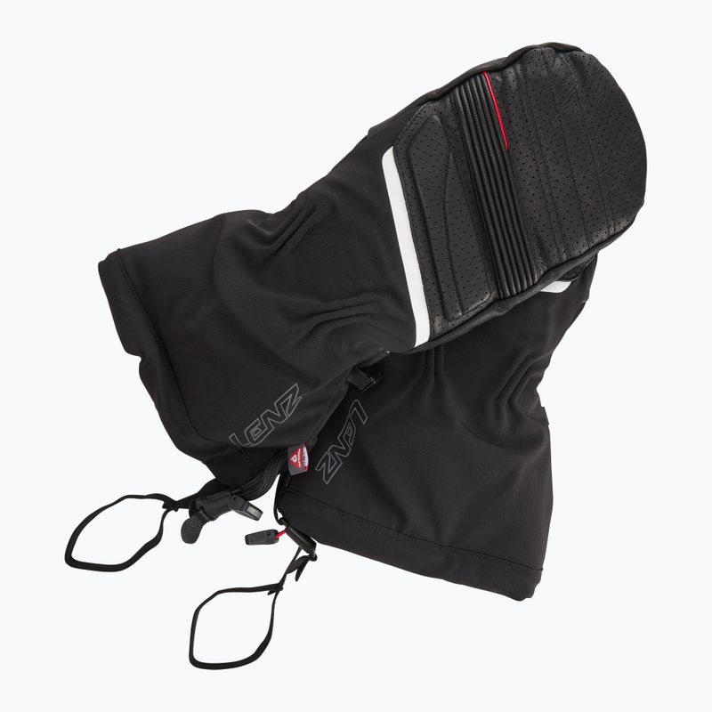 Lyžiarske rukavice Lenz Heat Glove 6.0 Finger Cap Mittens black 7