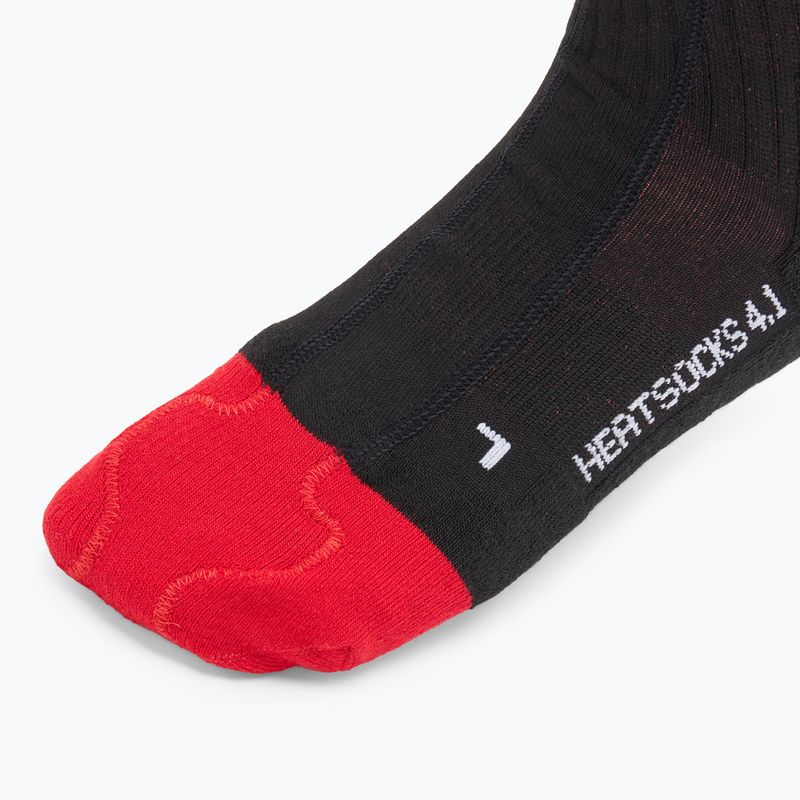 Ohrievané ponožky Lenz Set Of Heat Sock 4.1 + Lithium Pack RCB 1200 black 3