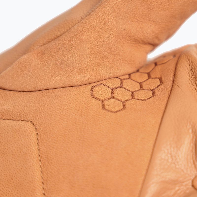 Pánske lyžiarske rukavice Lenz Think About brown/black 3