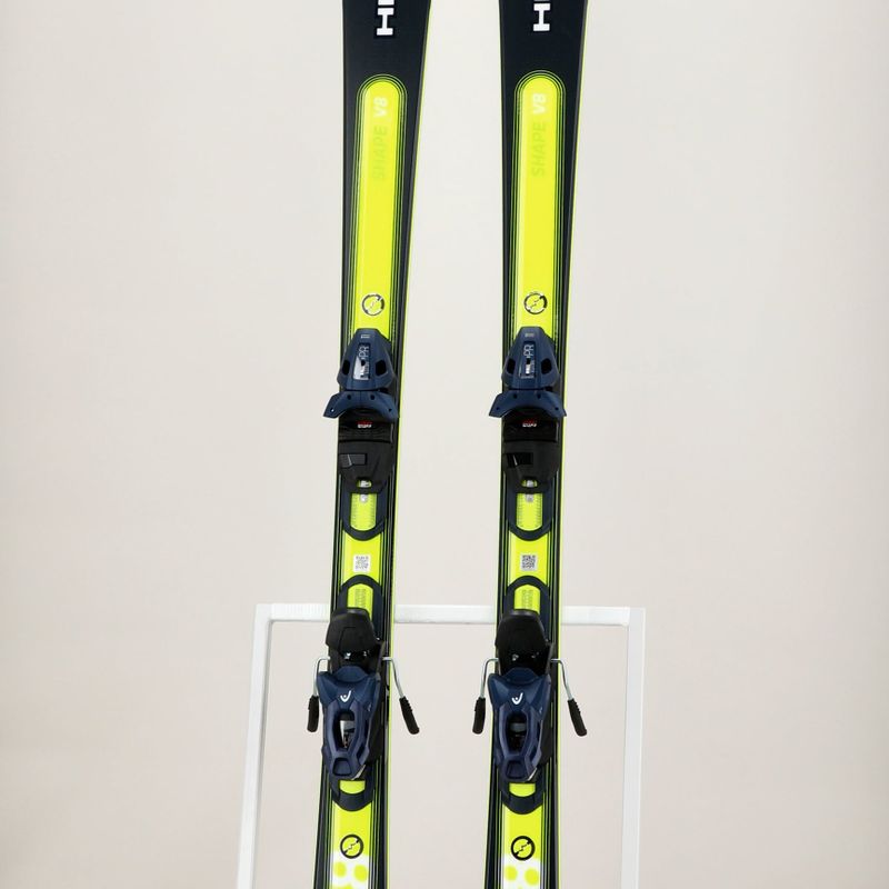Zjazdové lyže HEAD Shape e-V8 SW AMT-PR + PR 11 dark blue/neon yellow 8