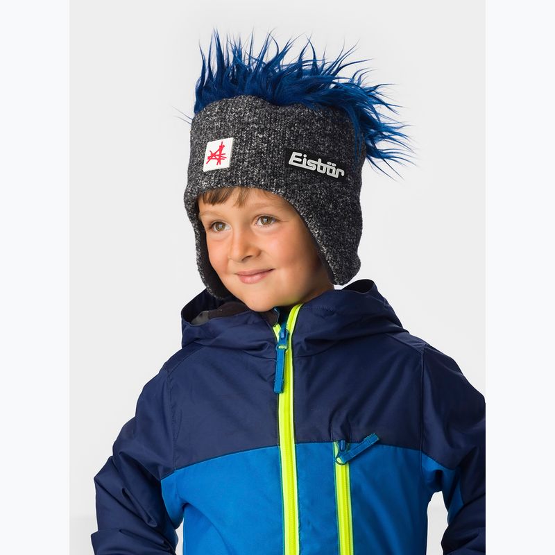 Detská zimná čiapka Eisbar Penny SA grafit/blue 4