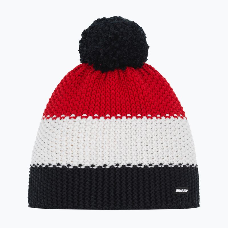 Zimná čiapka Eisbar Star Pompon black/white/ketchup