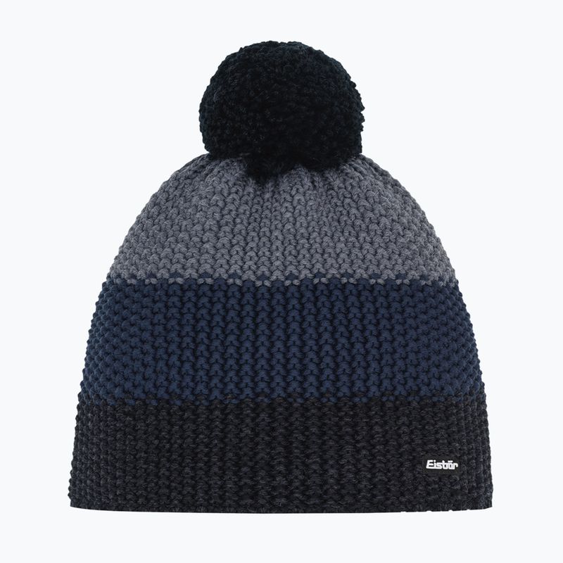 Zimná čiapka Eisbar Star Pompon black/cobalt/anthracite