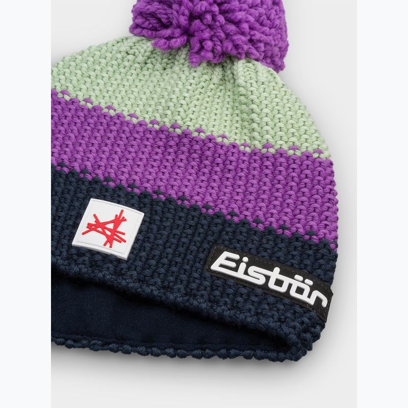 Detská zimná čiapka Eisbar Stan Pompon SA purple 2
