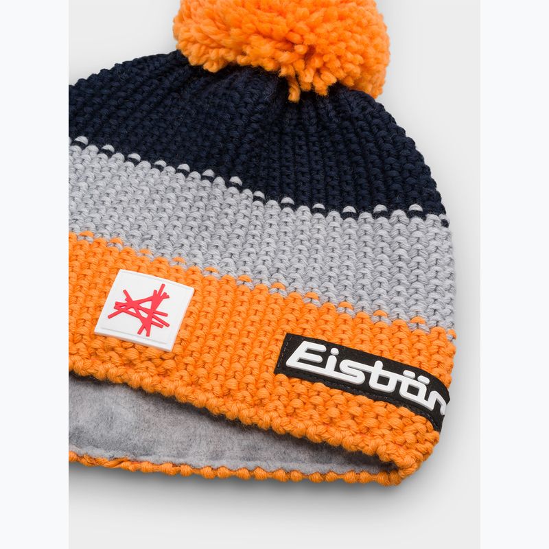 Detská zimná čiapka Eisbar Stan Pompon SA orange 2