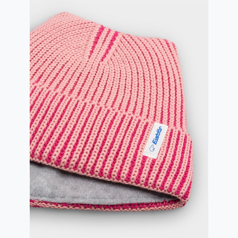 Detská zimná čiapka Eisbar Sorra pitti pink 2