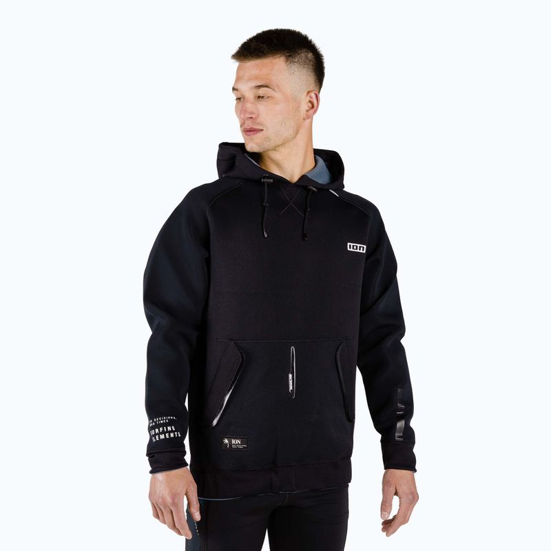Pánska neoprénová mikina ION Hoody Neo 2mm čierna 48212-4106