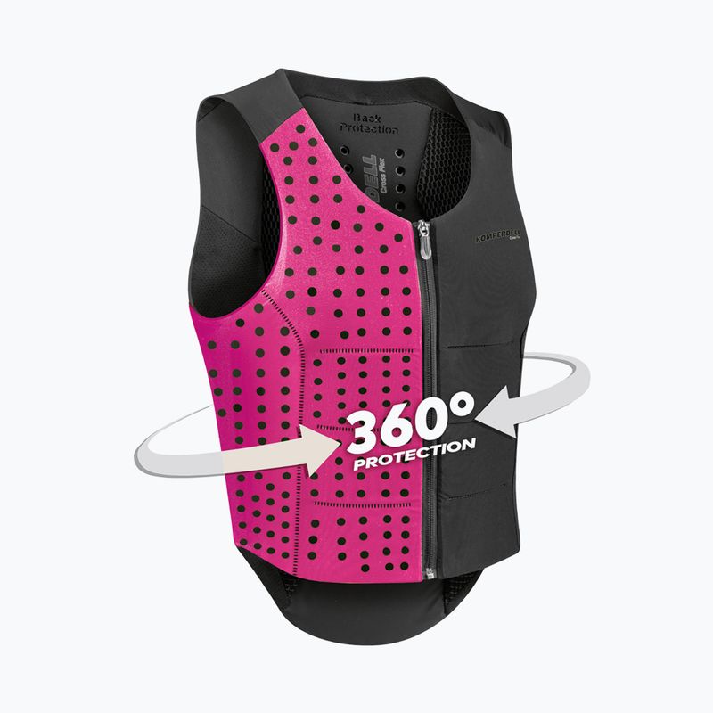 Dámska ochranná vesta Komperdell Ballistic Flex Fit black/graphite 3