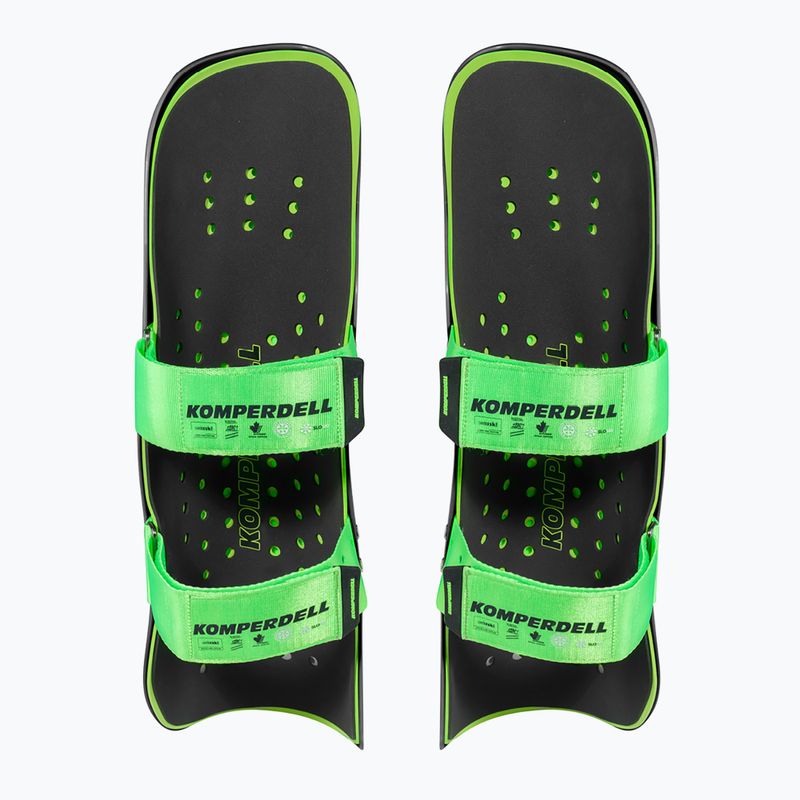 Detské chrániče holení Komperdell Shinguards Profi World Cup Jr green