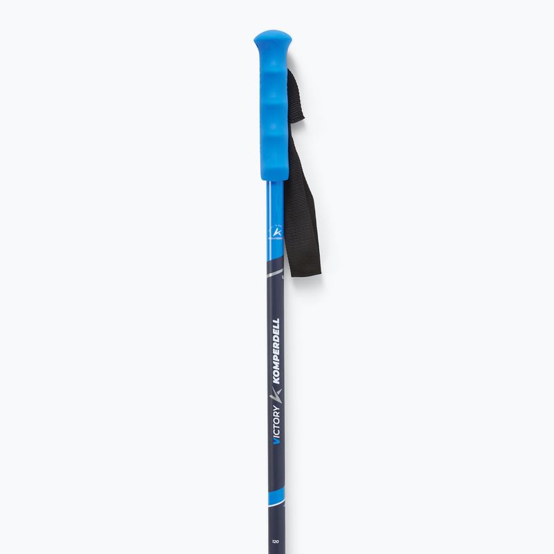 Lyžiarske paličky Komperdell Victory Ti dark blue/ cyan 2