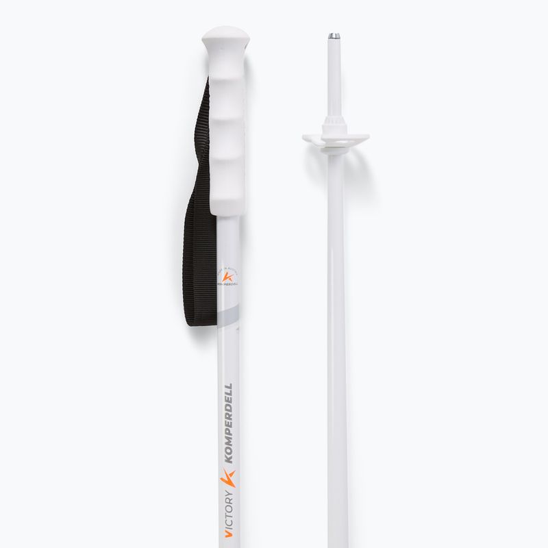 Lyžiarske paličky Komperdell Victory Ti bright white 3