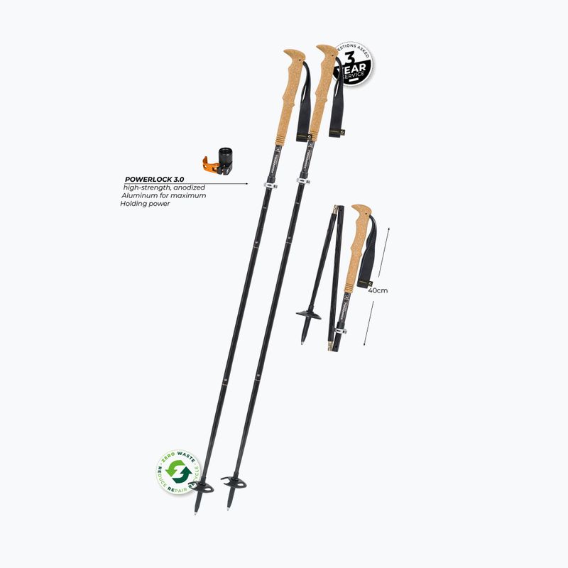 Trekingové palice Komperdell FX Lite Carbon Vario Summit titan 2