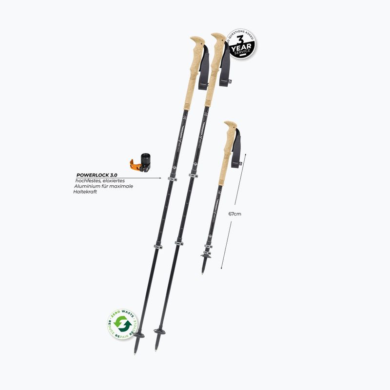 Trekingové palice Komperdell Carbon Ultra Zero silver 2