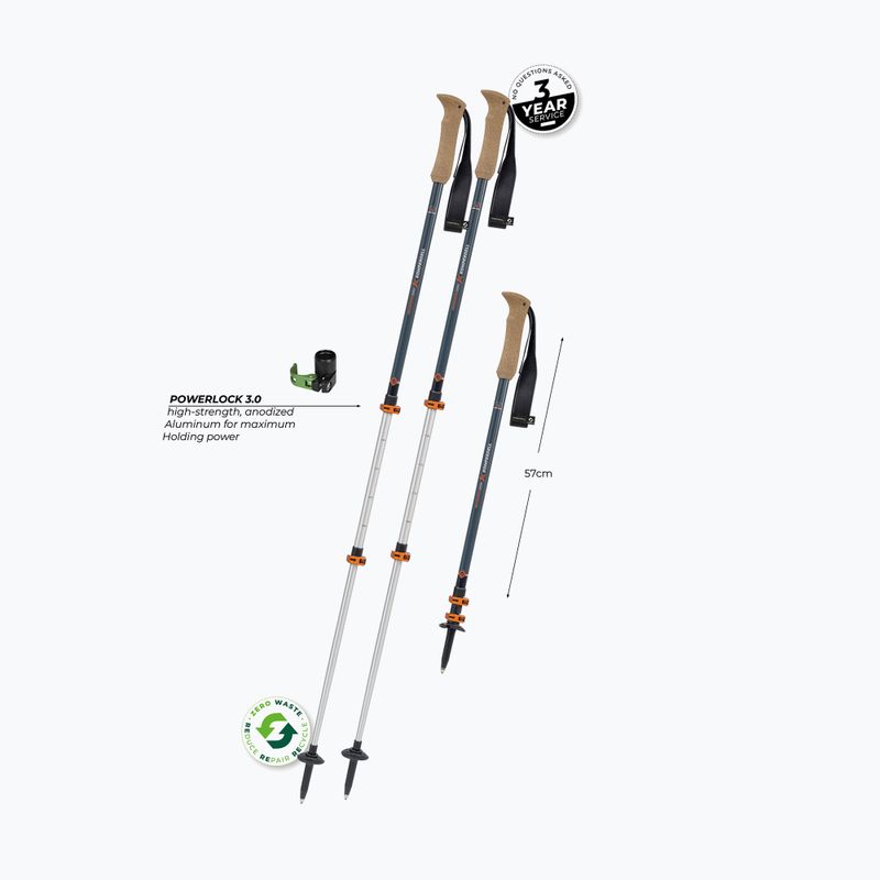 Trekingové palice Komperdell Ridgehiker Zero dark sphhire 2