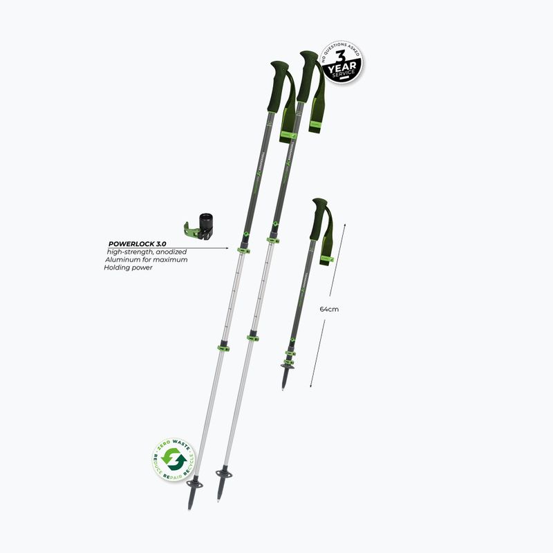 Trekingové palice Komperdell Trailmaster Zero forrest green 9