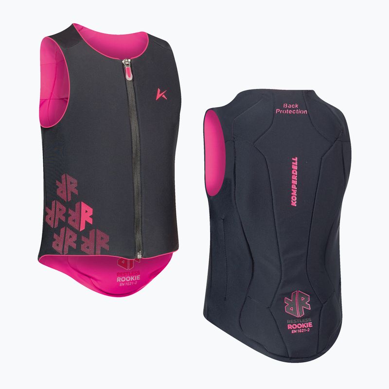 Detská ochranná vesta Komperdell Ballistic Flex Fit Pro Jr black/pink 2