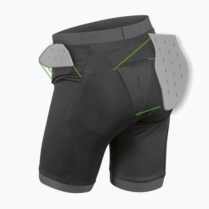 Šortky s chráničmi Komperdell Pro Short black/grey 3