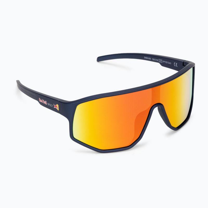 Cyklistické okuliare Red Bull Spect Dash modré/hnedé s červeným zrkadlom