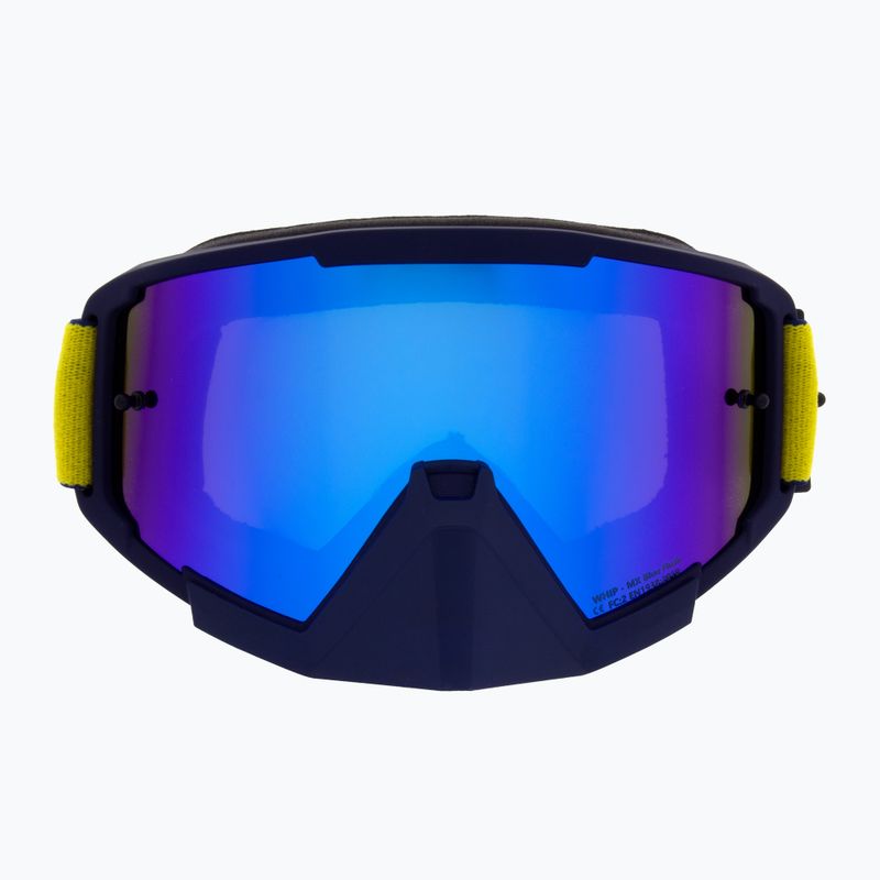 Cyklistické okuliare Red Bull SPECT Whip matte blue/smoke/blue mirror 2