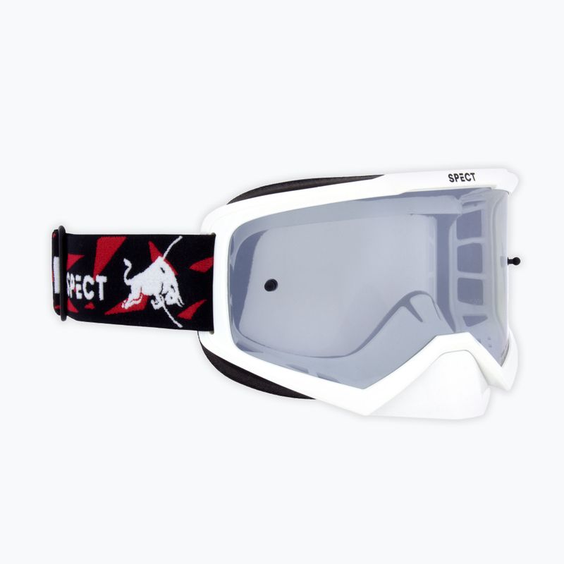 Cyklistické okuliare Red Bull SPECT Evan shiny white/smoke silver mirror 4