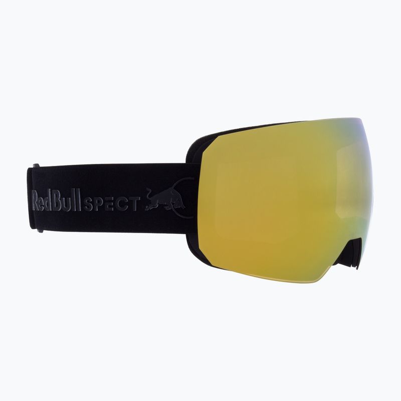 Lyžiarske okuliare Red Bull SPECT Chute black/brown with gold mirror/cloudy snow 2