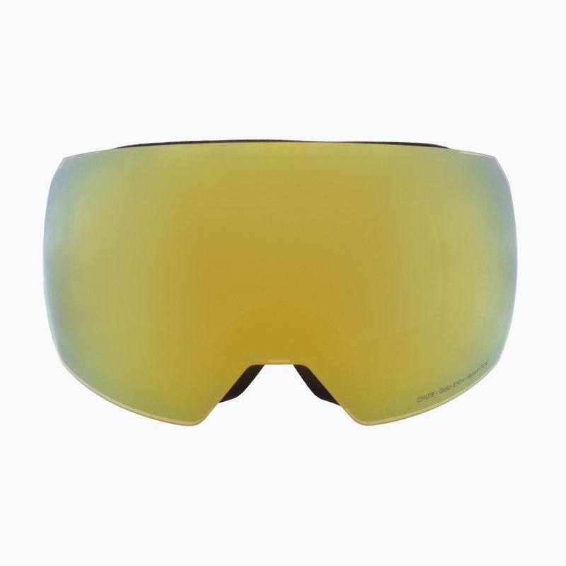Lyžiarske okuliare Red Bull SPECT Chute black/brown with gold mirror/cloudy snow 4