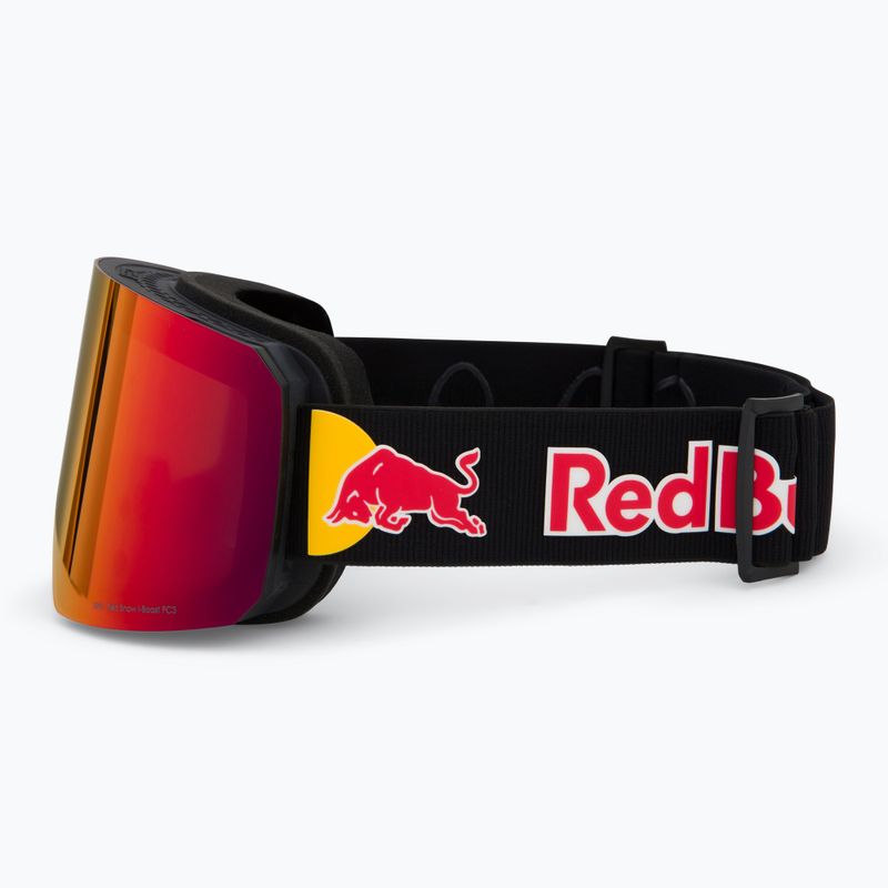 Lyžiarske okuliare Red Bull SPECT Line black/brown with red mirror/cloudy snow 5